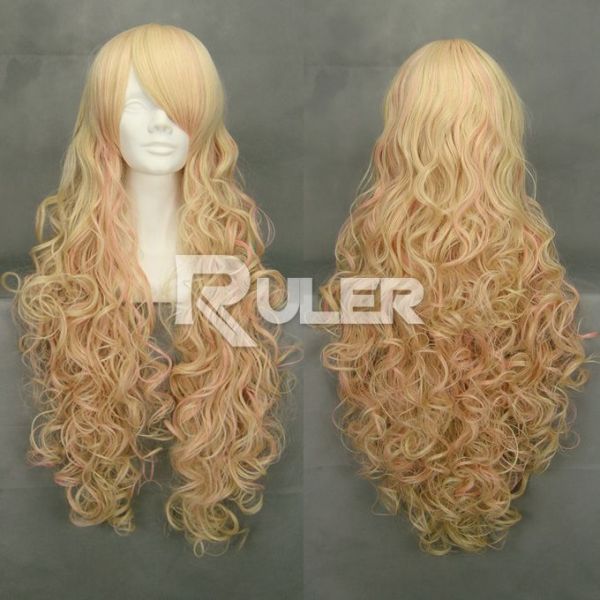 ruler light golden  super curly 90cm