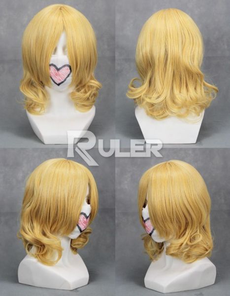 ruler yellow curly 40cm