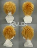 Ruler golden short wig 32cm