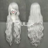 90cm long curly angel sanctuary- rosiel sliver